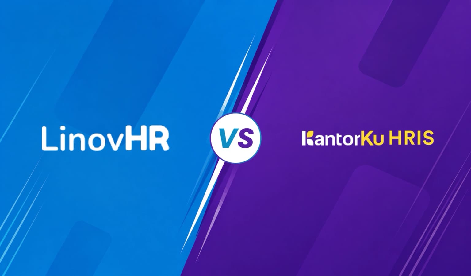 Tabel perbandingan fitur LinovHR vs KantorKu