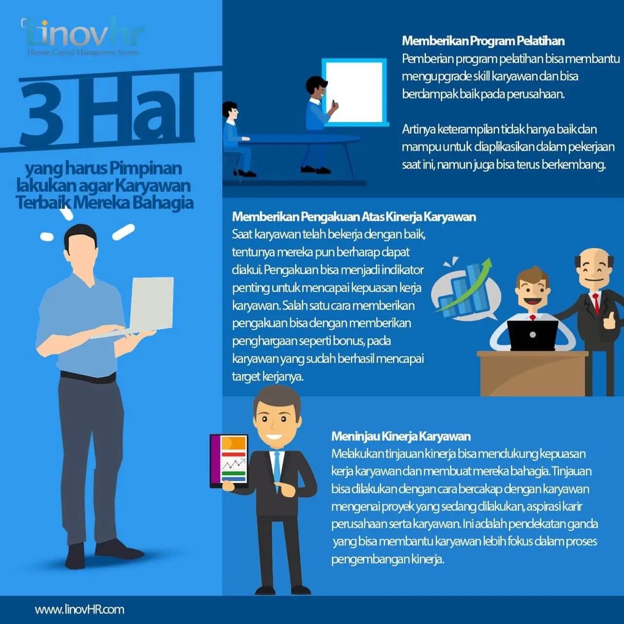 3 Hal yang harus Pimpinan lakukan agar Karyawan Terbaik Mereka Bahagia