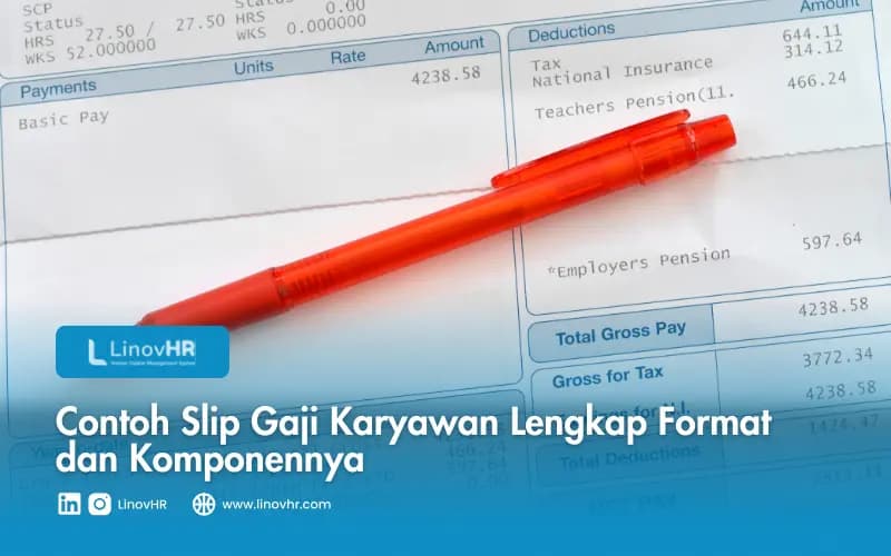 10 Contoh Slip Gaji Karyawan Lengkap Format dan Komponennya