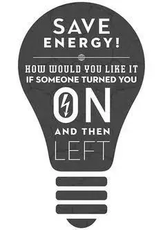 Contoh Flyer Layanan Masyarakat save energy
