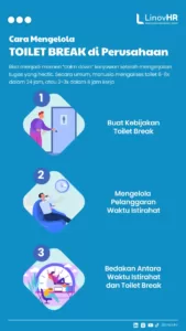 toilet break infografis