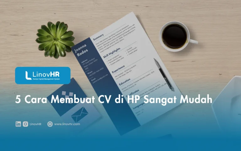 5 Cara Membuat CV di HP Sangat Mudah