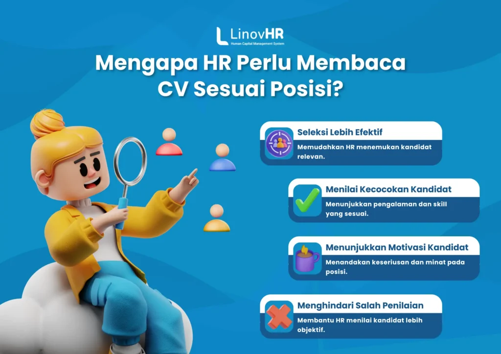 Alasan HR perlu membaca CV sesuai posisi yang dilamar kandidat