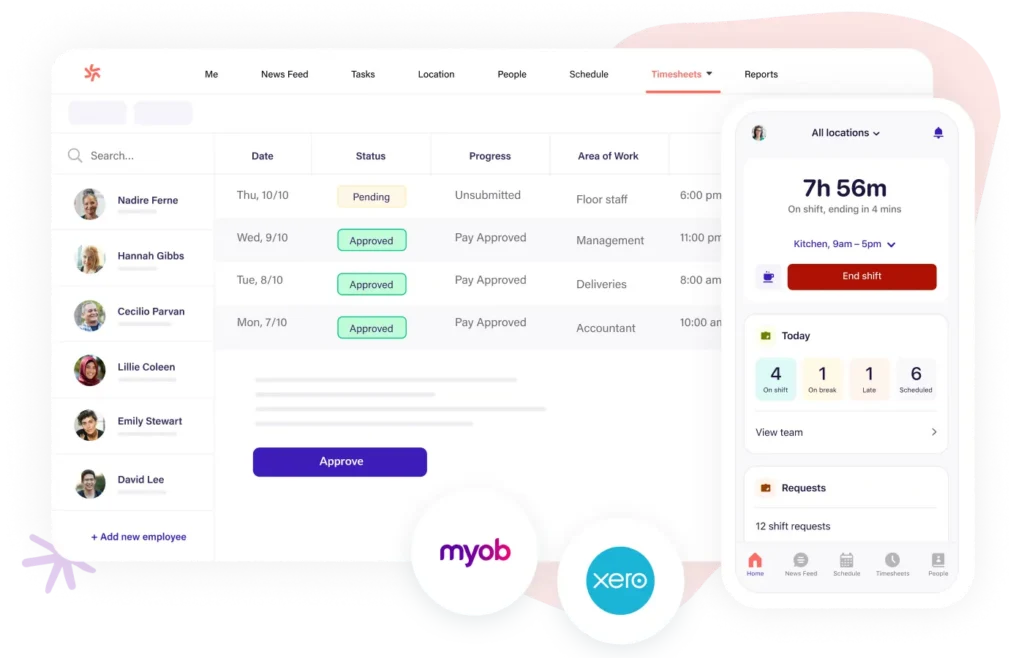 Aplikasi Absensi Restoran - Deputy