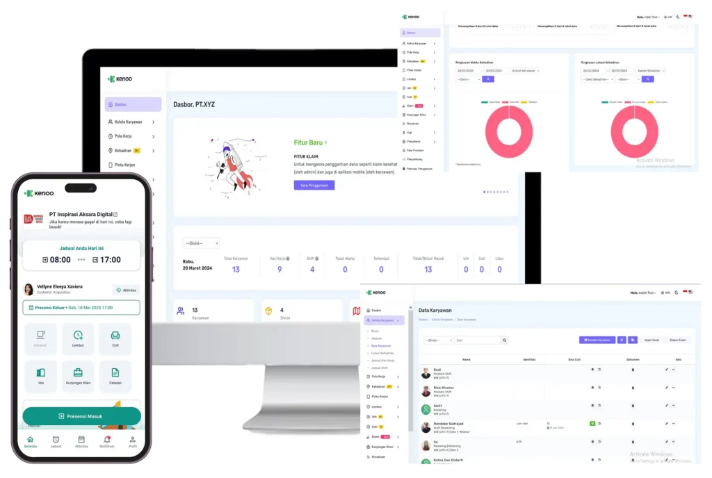 Aplikasi Absensi Restoran - Kerjoo