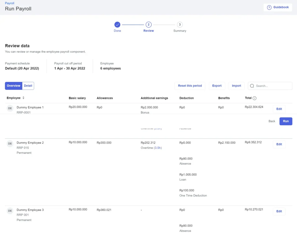 Aplikasi Payroll Manufaktur - Talenta by Mekari