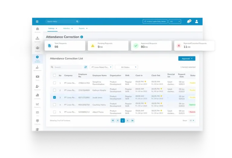 Attendance Tracking Software - LinovHR