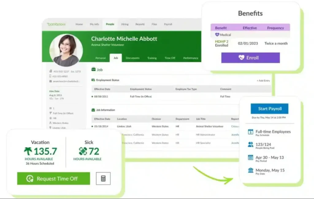 software HR berbasis cloud bamboohr