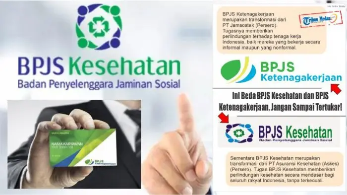 Beda BPJS Kesehatan dan Ketenagakerjaan