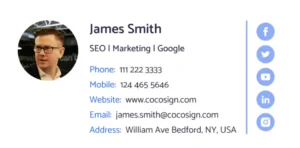 Contoh Email Signature dengan Informasi Lengkap