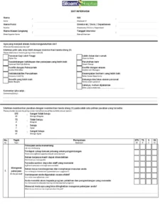 Contoh Form Exit Interview