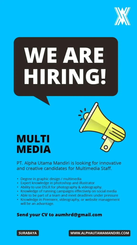 Contoh Iklan Lowongan Pekerjaan Multimedia
