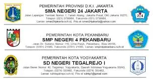 Contoh Kop Surat Sekolah