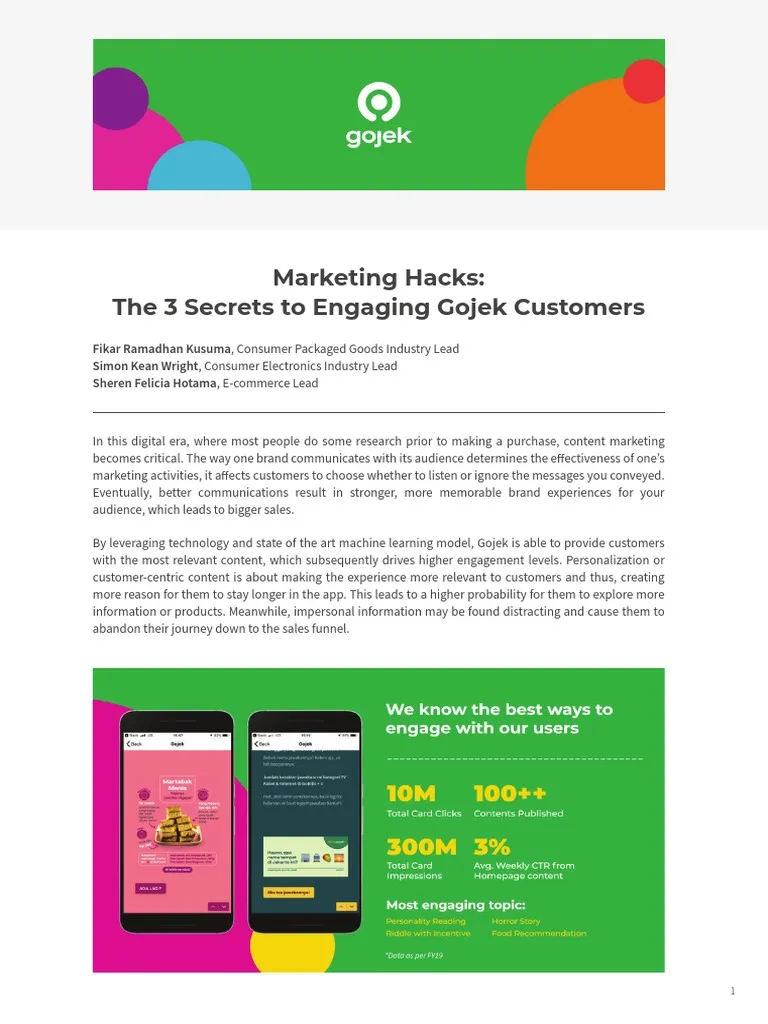 Contoh Newsletter Gojek
