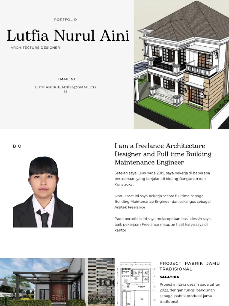 Contoh Portofolio Fresh Graduate