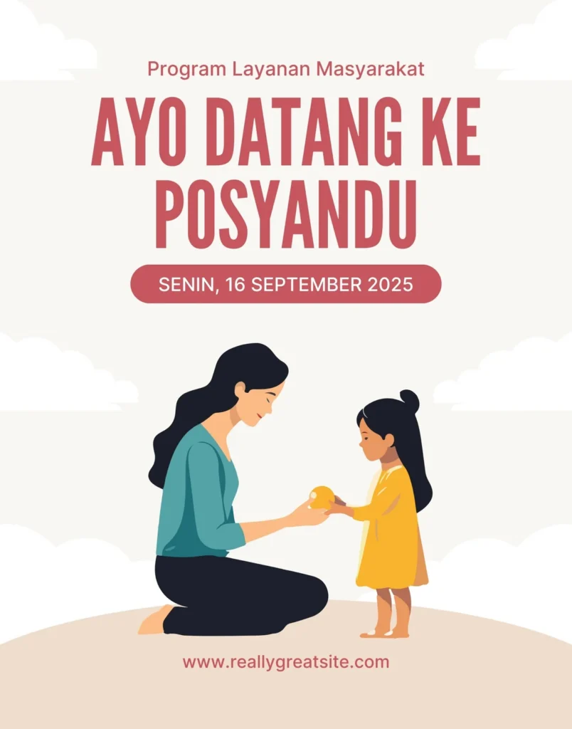 Contoh Poster Layanan Masyarakat