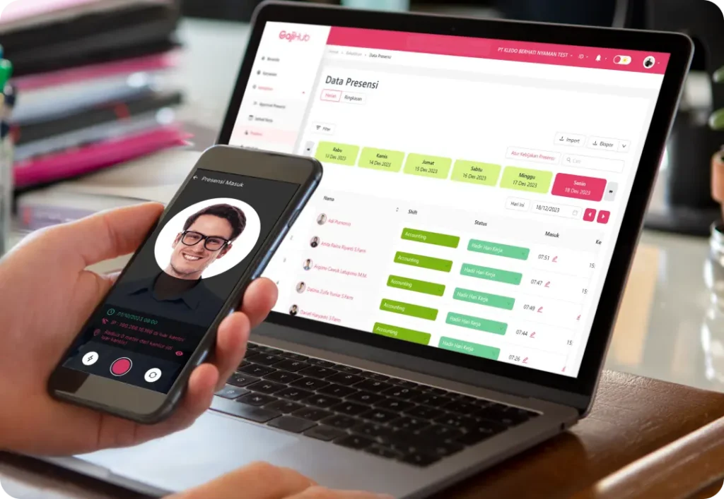 Dashboard Attendance Guru GajiHub