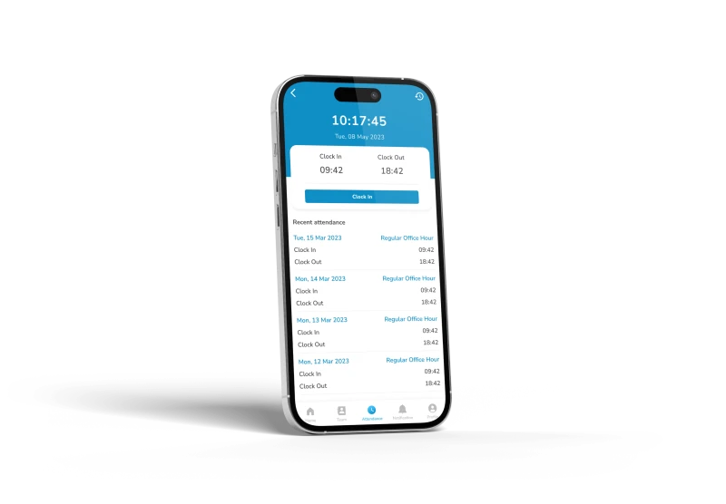 Dashboard Attendance Guru LinovHR