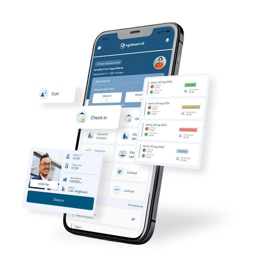 Dashboard Attendance Guru Ngabsen.id