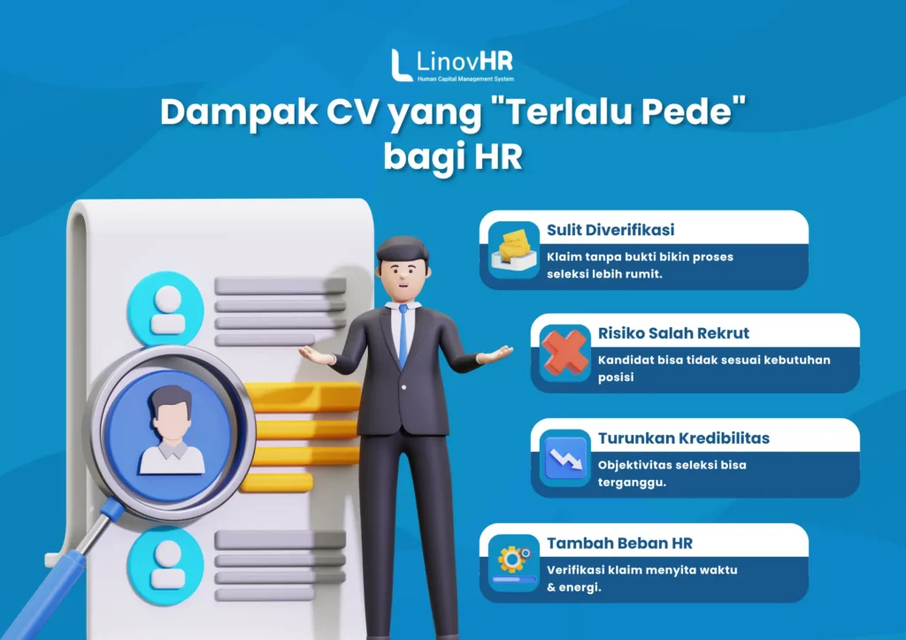 Dampak CV yang "Terlalu Pede" bagi HR