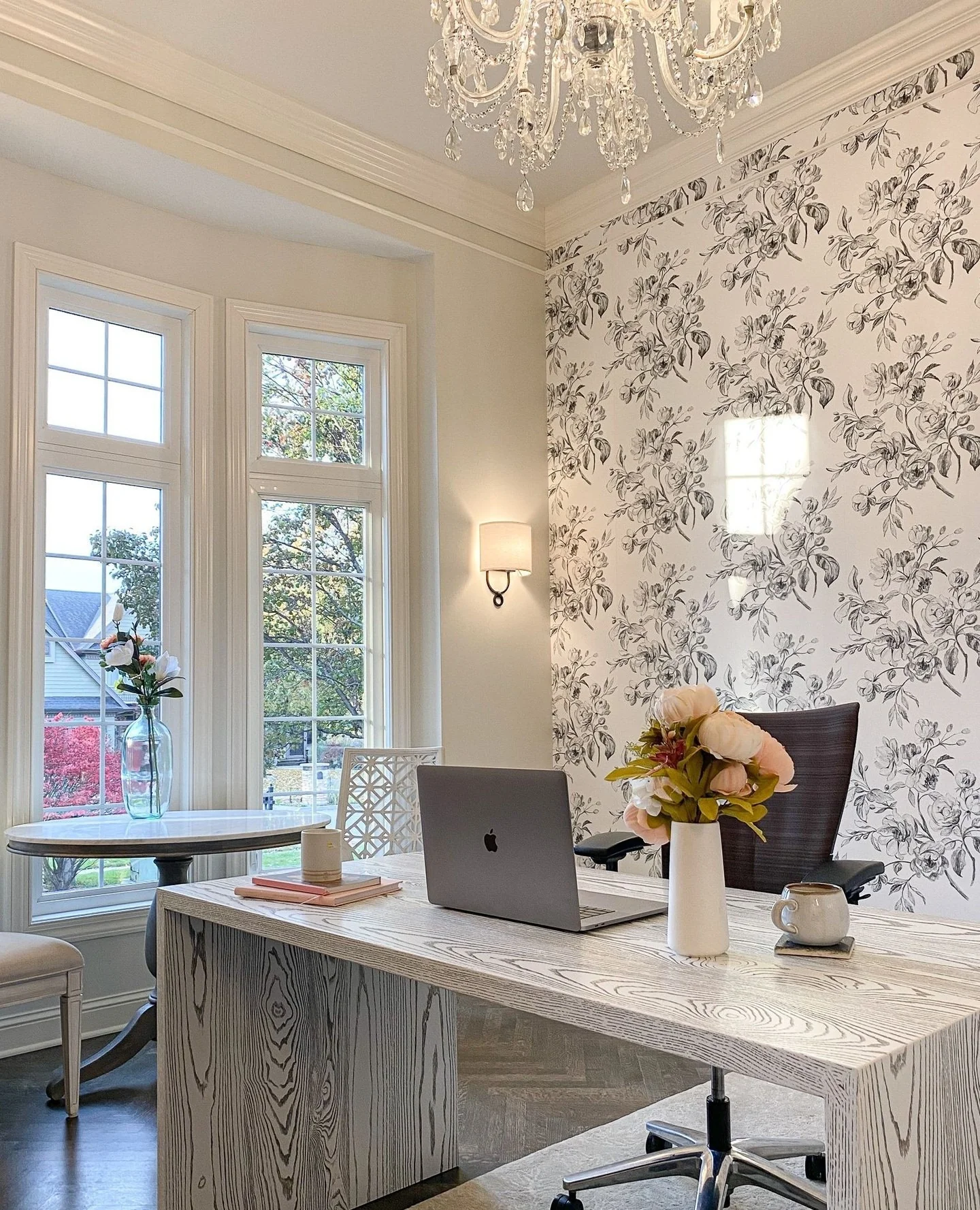 Inspirasi Desain Wallpaper Kantor #2: Small Floral