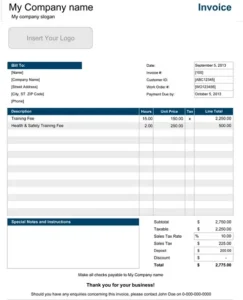 Contoh Invoice