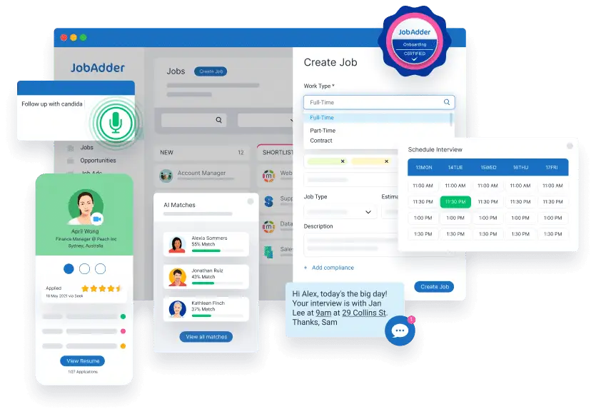 JobAdder recruitment software