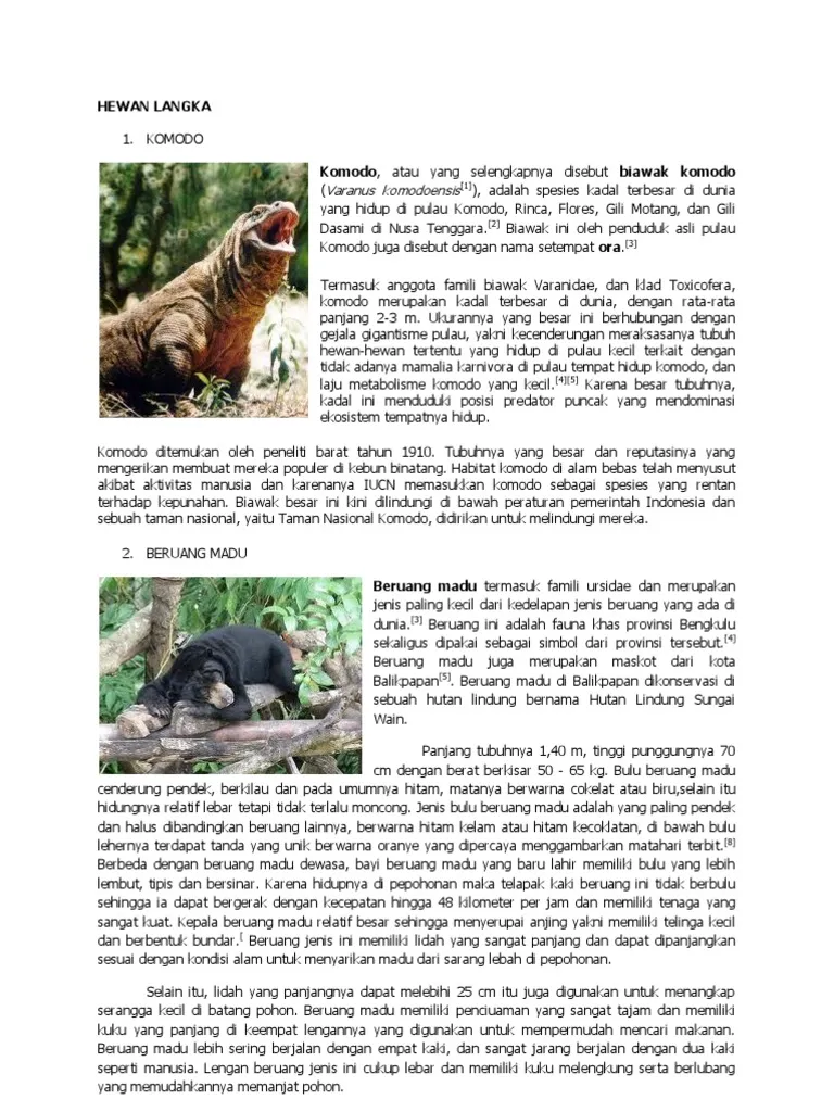 Kliping Informasi Hewani