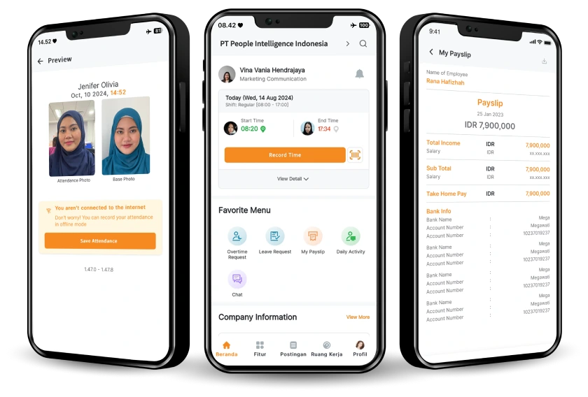 Mobile Attendance App - GreatDayHR