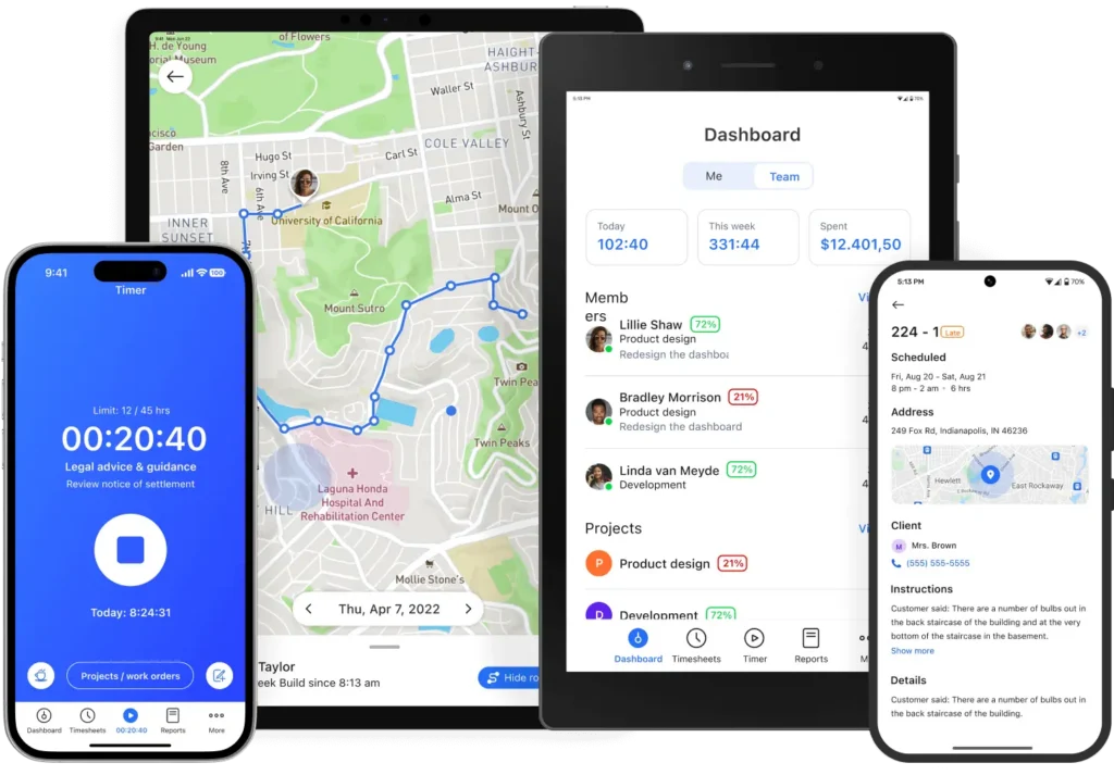 Mobile Attendance App - Hubstaff