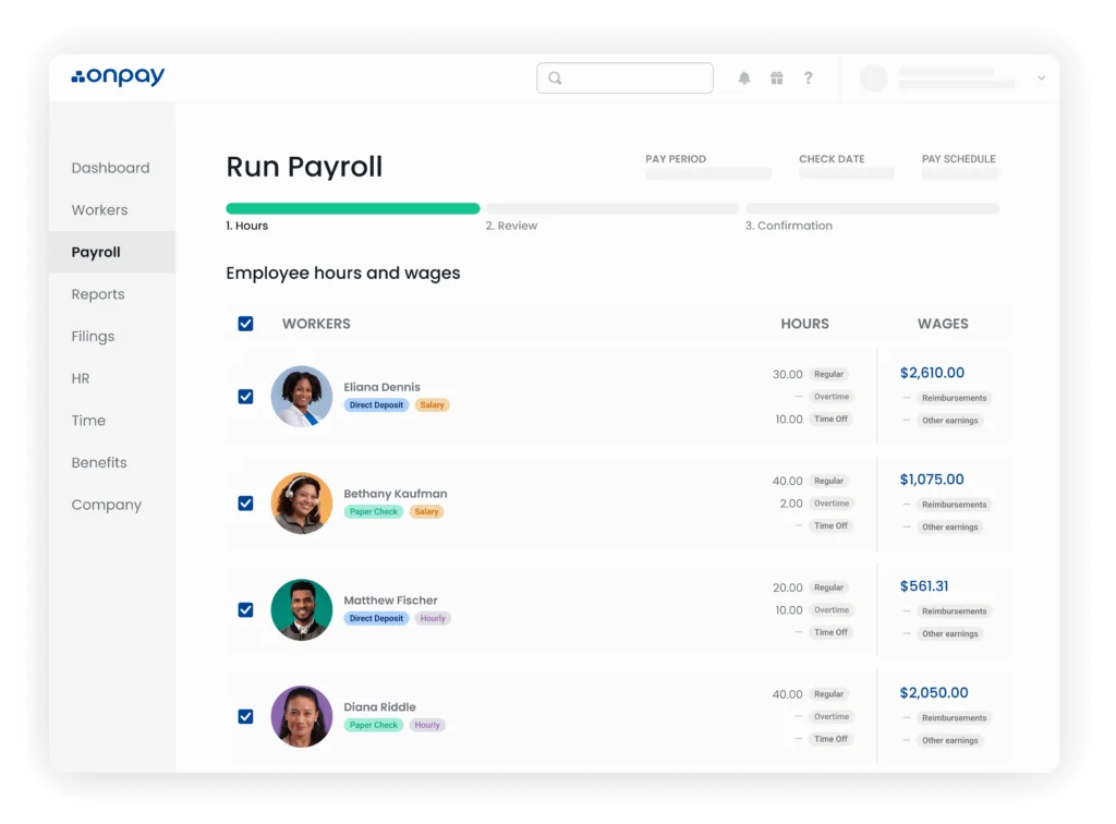 OnPay Payroll