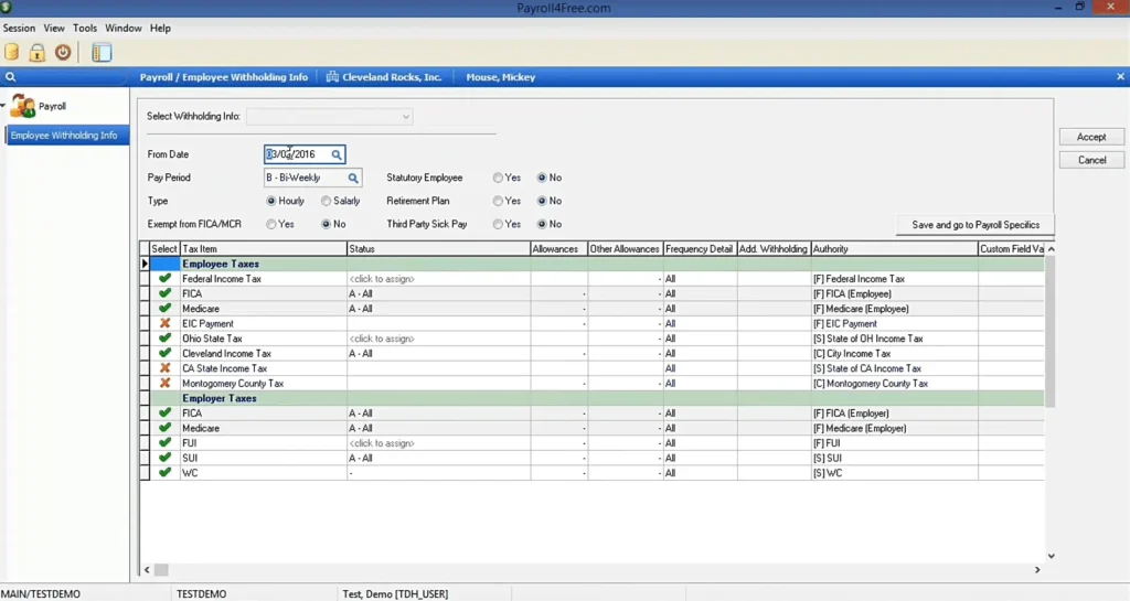 Payroll4Free Payroll