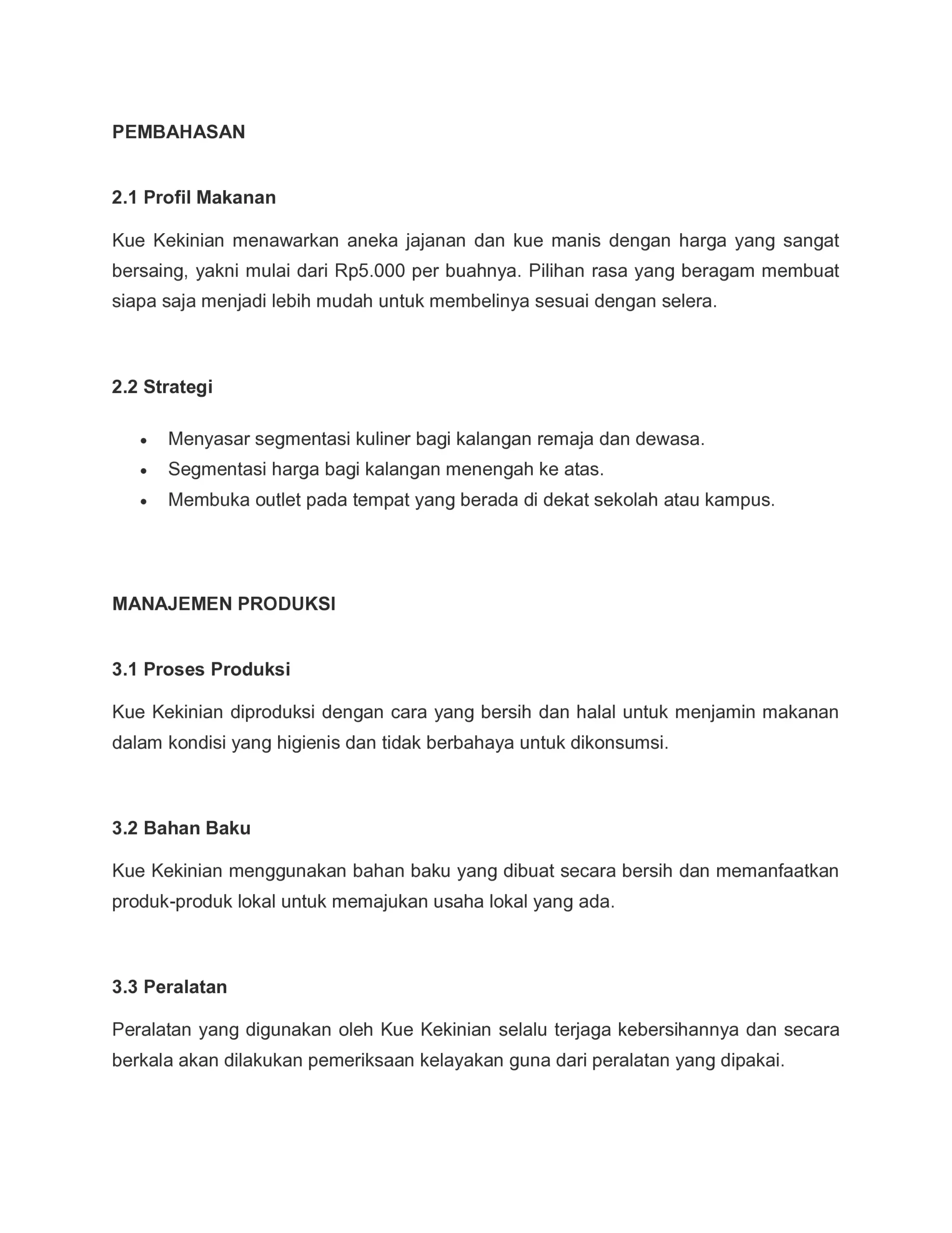 Proposal Makanan Ringan 2
