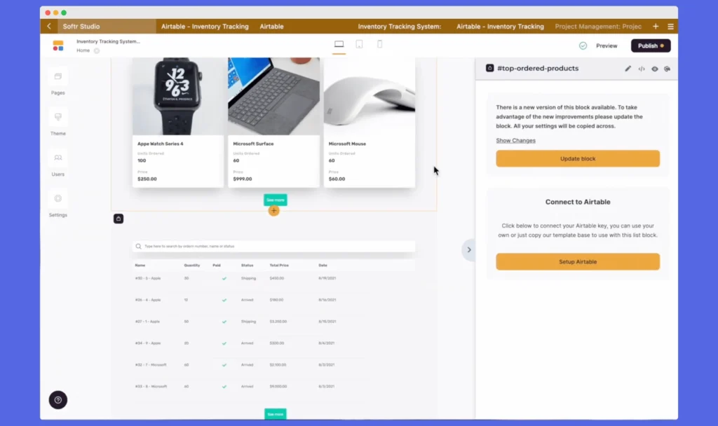 Softr HR Analytics Dashboard