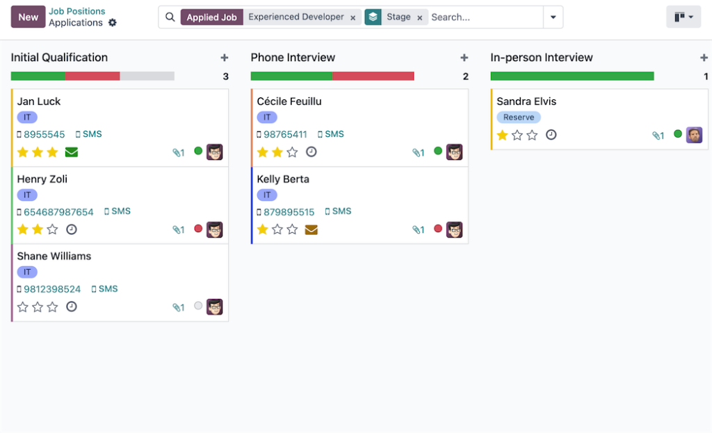 Software HRIS On-Premise Odoo