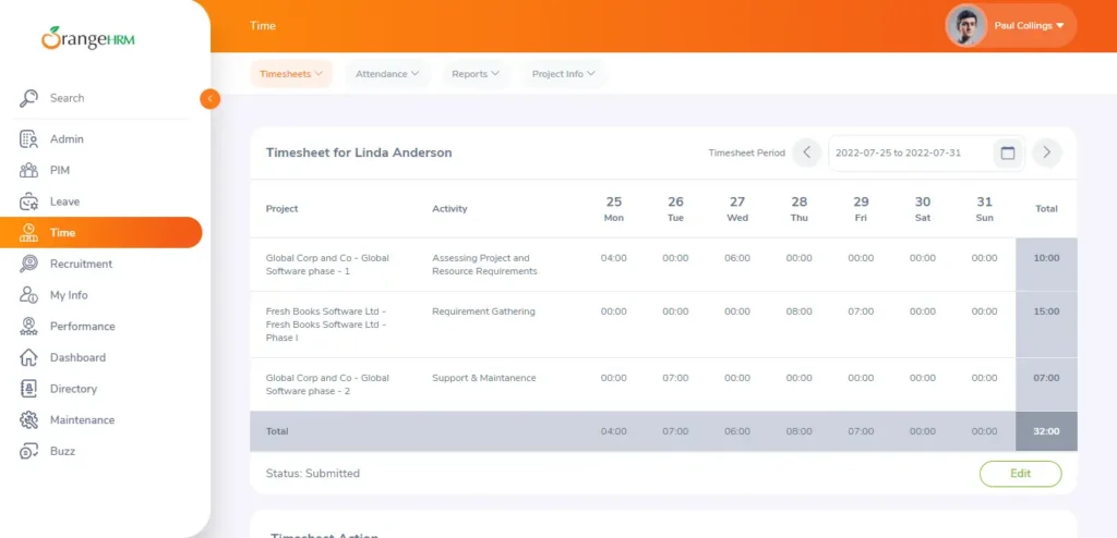 Software HRIS On-Premise OrangeHRM