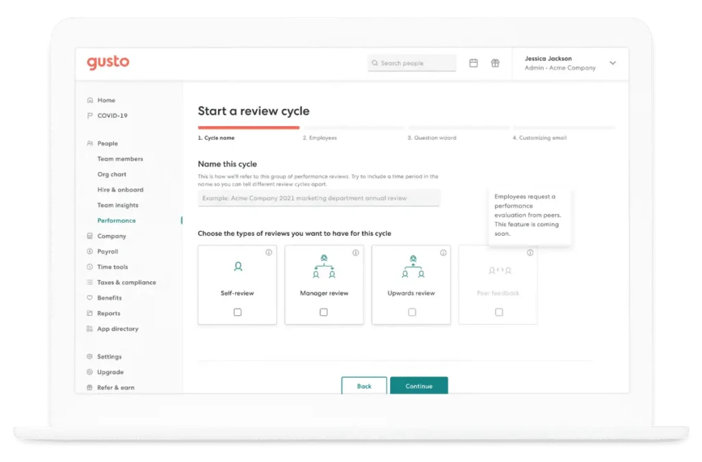 Talent Management Software - Gusto
