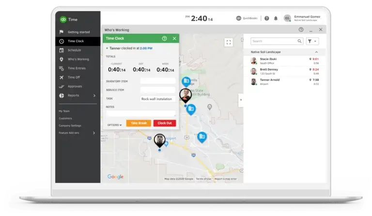 aplikasi kehadiran quickbook