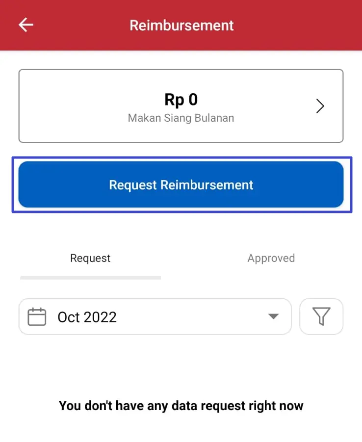 Aplikasi reimbursement Mekari Talenta