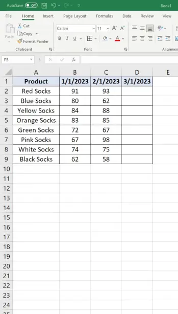 contoh XLOOKUP