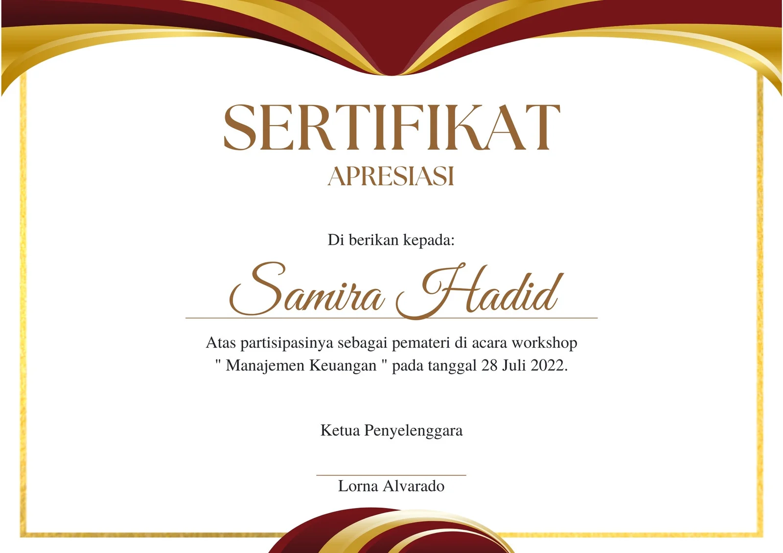 contoh sertifikat webinar