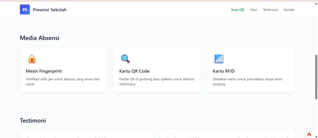 Dashboard Attendance Guru Presensi.my.id