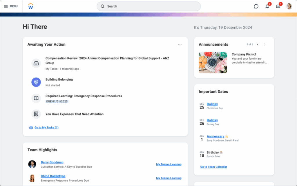 workday hr software