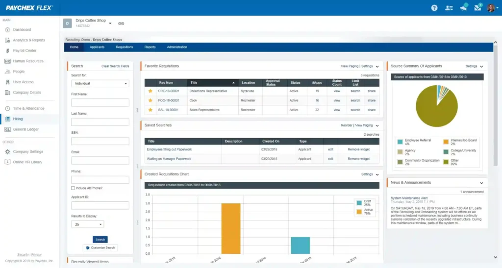 paychex payroll software