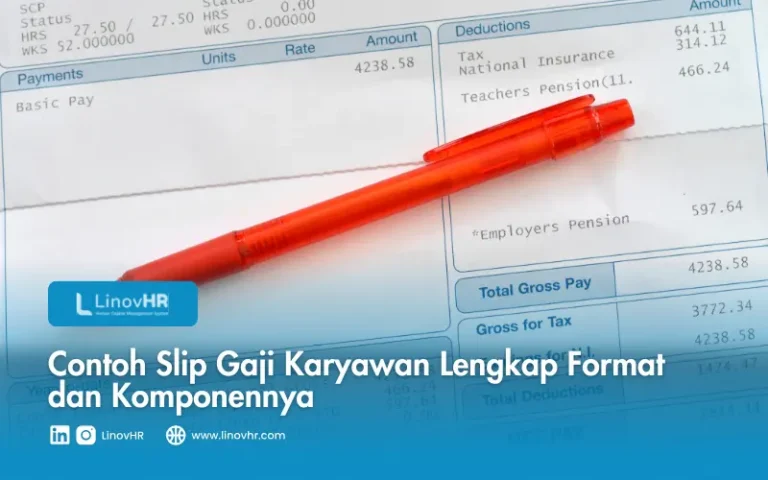 10 Contoh Slip Gaji Karyawan Lengkap Format dan Komponennya